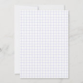 Invitation 005 Iris Baie Violette Douce Fraise Baby Shower (Dos)