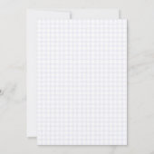Invitation 005 Iris Dove & Chalice Gingham 1ère Communion (Dos)