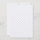Invitation 005 Iris Parapluie Moderne Gingham Baby Sprinkle (Dos)