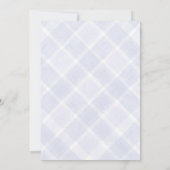 Invitation 005 Iris Plaid Umbrella Baby Sprinkle Shower (Dos)
