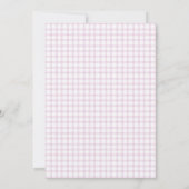 Invitation 006 Vin Colomb Botanique Gingham Baptême (Dos)