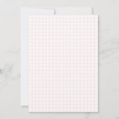 Invitation 008 Blush Dove & Chalice Gingham Première Communio (Dos)