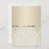 Invitation 00ème Design Anniversaire Vintage Cream (Dos)