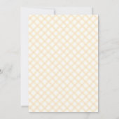 Invitation 010 Parapluie Moderne Gingham Baby Sprinkle (Dos)