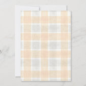 Invitation 012 Copper 020 Fog Sun Plaid Stork Baby Shower (Dos)