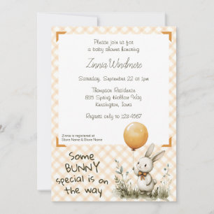 Invitation 012 Cuivre Orange • Some Bunny Special Baby Shower