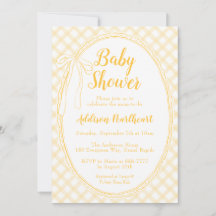 016 Marigold Héritage Dentelle Vichy Baby Shower