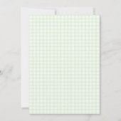 Invitation 017 Moss Dove Botanique Croix Gingham Baptême (Dos)