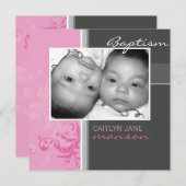 Invitation 020 CONCEPTION PERSONNALISÉE :: jaime v2 (Devant / Derrière)