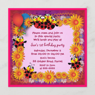 Invitation 039B d'anniversaire de enfant : 7
