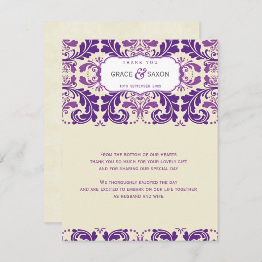 Invitation 064 Enna :: MERCI NOTE 2 - savvy (Devant / Derrière)