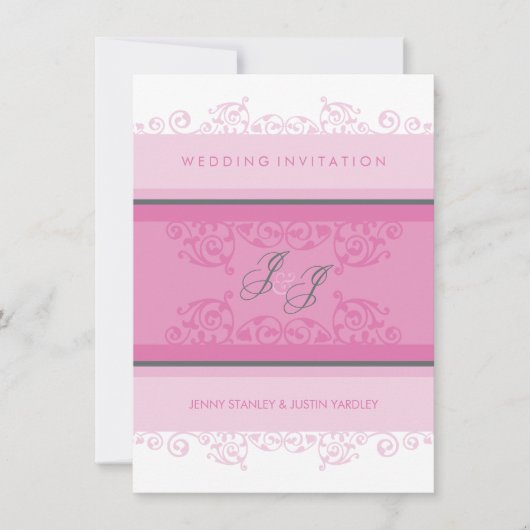 Invitation 070 Jenny+Justin :: INVITES DE MARIAGE :: boucles (Devant)