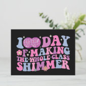 Invitation 100 jours à faire scintiller toute la classe Disco (Debout devant)