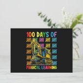 Invitation 100 Jours De Magical Learning Excavator School (Debout devant)