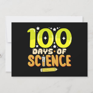 Invitation 100 Jours de sciences 100e Jour de l'enseignant sc