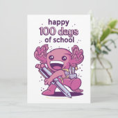 Invitation 100 jours d'école (Debout devant)