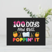 Invitation 100 Jours D'École Et Toujours De Le Frapper (Debout devant)