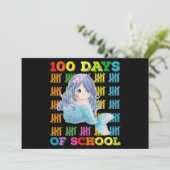 Invitation 100 Jours D'Enseignant De Sirène D'École (Debout devant)
