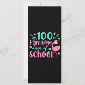 Invitation 100 Jours Flamazing à l'école | Drôle de Flamant R