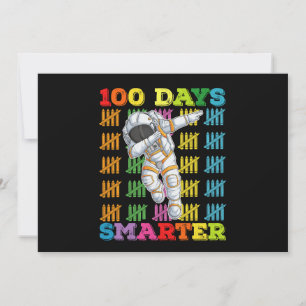 Invitation 100 Jours Smarter Astronaut 100e Jour De L'École