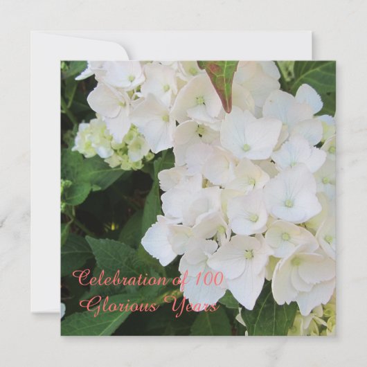 Invitation 100e anniversaire (Devant)