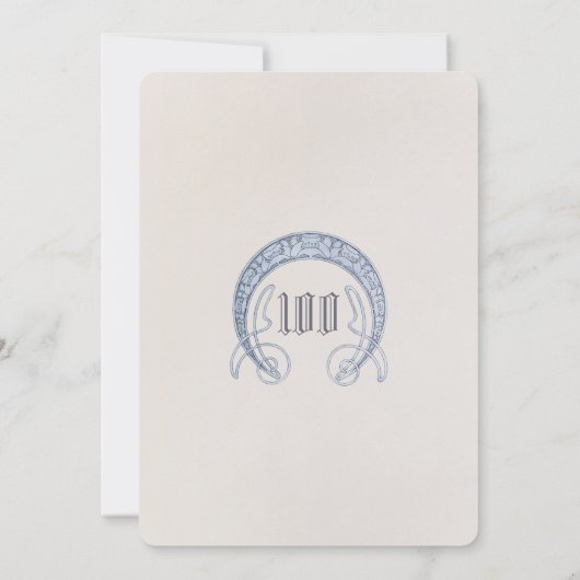 Invitation 100e anniversaire Art Nouveau W. Morris (Dos)