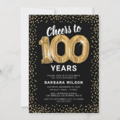Invitation 100e anniversaire Black Gold (Devant)