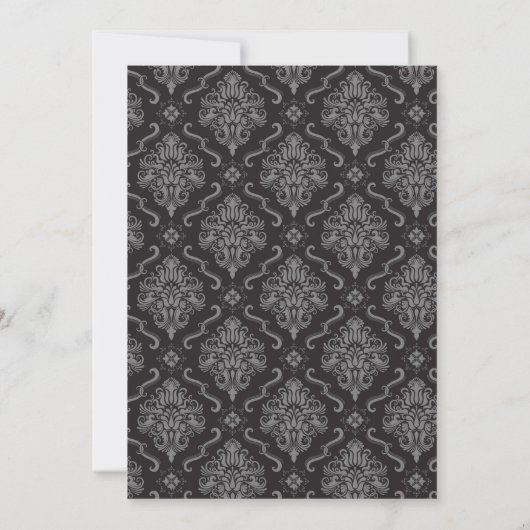 Invitation 100e anniversaire chalkboard rétro rouge noir (Dos)