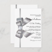 Invitation 100e anniversaire du Centenaire Bijoux Bow & Ribbo (Devant / Derrière)