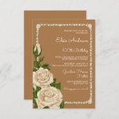 Invitation 100e anniversaire Rose du centenaire (Devant / Derrière)