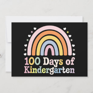 Invitation 100e Jour de la maternelle Enseignant Enfants 100 