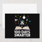 Invitation 100e Jour De L'École 100 Jours Livres Smartres Esp (Devant / Derrière)