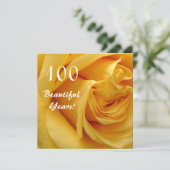 Invitation 100th Rose jaune Célébration-Profond (Debout devant)
