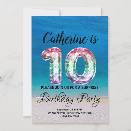 Invitation 10e anniversaire (Devant)