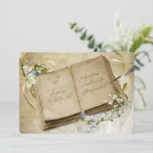 Invitation 10e anniversaire de Mariage Renouveau de la vision (Debout devant)