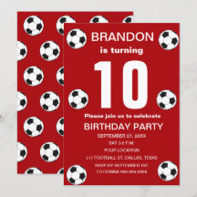 10e Anniversaire Fête Football Red Boys Sports
