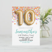 Invitation 10e Anniversaire Monnaie d'Or Orange Co (Debout devant)