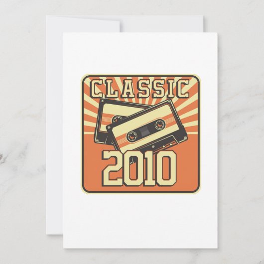 Invitation 10e cadeau d'anniversaire pour les garçons et les  (Devant)