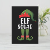 Invitation 11 Squad Funny Family Matching Christmas (Debout devant)