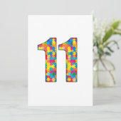 Invitation 11e Anniversaire Autisme Insertion Pour Garçon Fil (Debout devant)