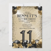 Invitation 11e anniversaire des ballons d'or noir (Devant)