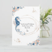 Invitation (12,7 x 17,8 cm) - Baby Shower (Debout devant)