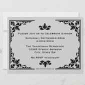 Invitation 12 Photos Collage de graduation-6x8 Grad Faire-par (Dos)