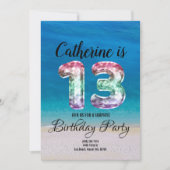 Invitation 13e anniversaire (Devant)