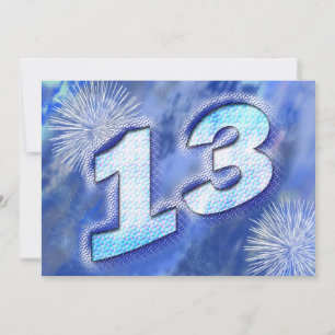 Invitation 13e anniversaire