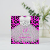 Invitation 13e anniversaire Filles 13 Ado (Debout devant)