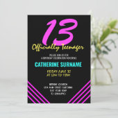 Invitation 13e anniversaire officiel des adolescents (Debout devant)