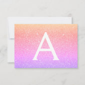 Invitation 13e anniversaire Sparkle Rainbow Photo (Devant)