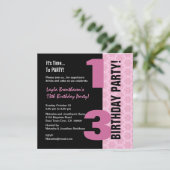 Invitation 13ème Ado Anniversaire Monnaie moderne et Black G4 (Debout devant)