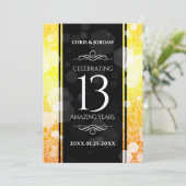 Invitation 13ème anniversaire Mariage de la Citrine (Debout devant)